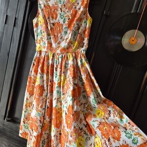 Lindy Bop Vibrant Floral Dress